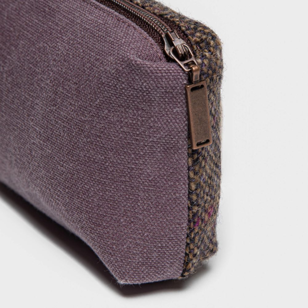 Liten veske Tweed Purple Detalj