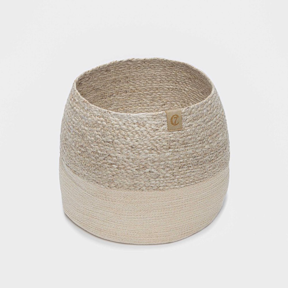 Oppevaringskurv Natural Jute