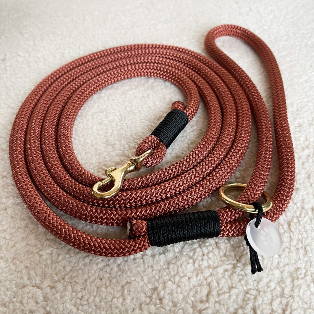 My Furbaby - Leiebånd Bronze Brown Mini