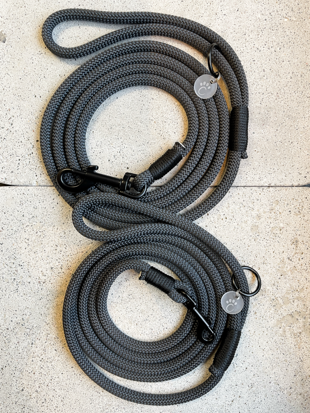 My Furbaby - Leiebånd Anthracite 8mm - Bilde 2